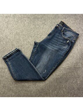 Judy Blue Slim Fit Jeans Women's Size 20W High Waist Stretch Distressed Denim